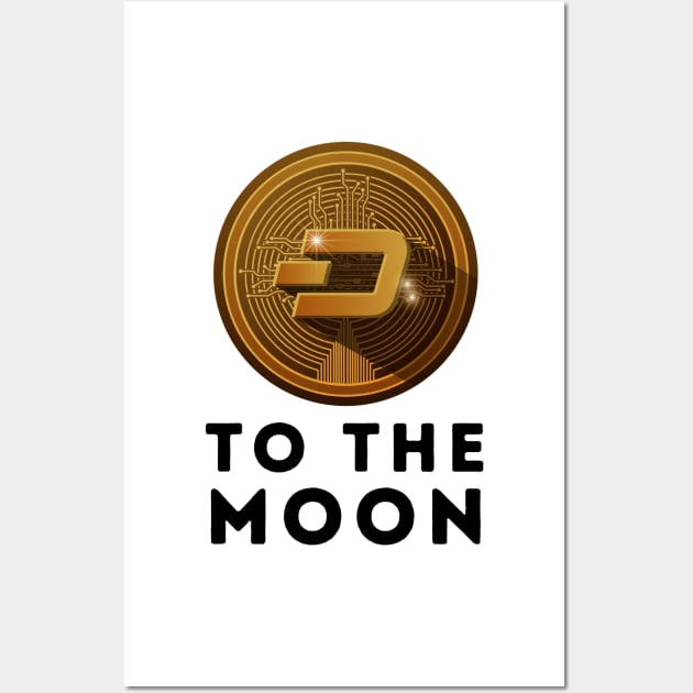 Dash to the Moon Wall Art by blueduckstuff